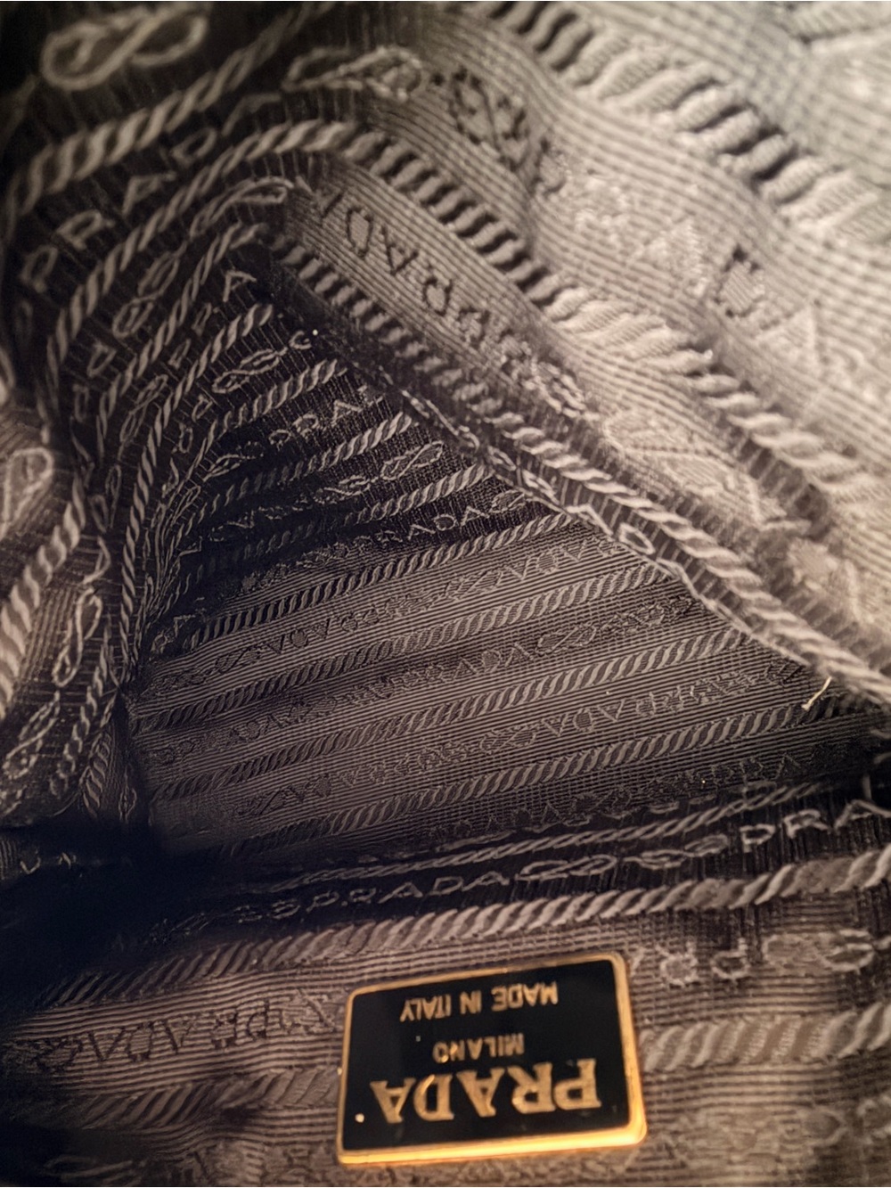 vintage Prada soft nappa leather chain shoulder bag - Picture 4 of 14